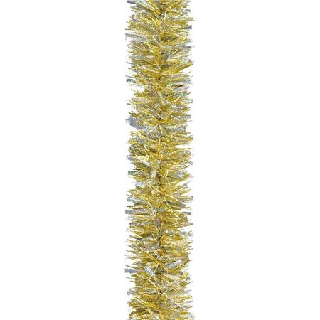 HOLIDAY TRIMS Garland Gold/Snow/Laser 15Ft 3490481